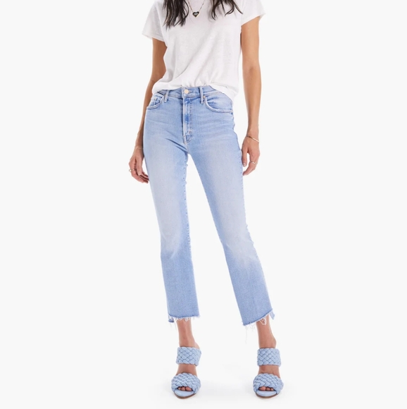 MOTHER Denim - MOTHER The Insider Crop Step Fray Jeans